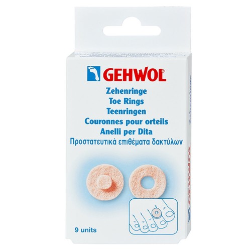 Gehwol Bunion Ring Round Στρογγυλός Προστατευτικός Δακτύλιος Για Κάλους 9τμχ