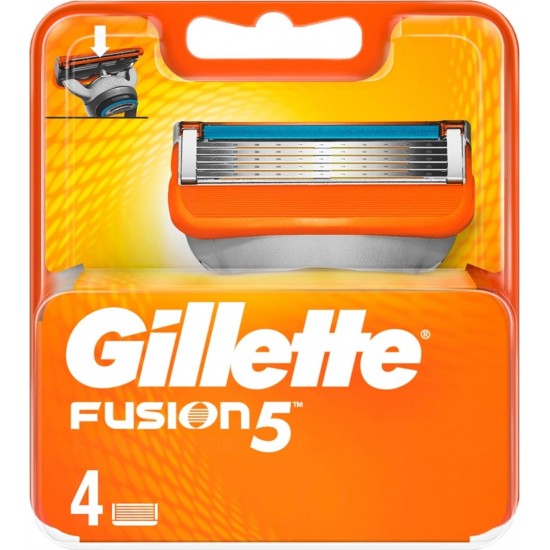 Gillette Fusion 5 Ανταλλακτικά x 4 Τεμάχια