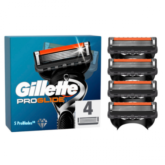 Gillette ProGlide Ανταλλακτικές Κεφαλές Ανδρικής Ξυριστικής Μηχανής 4τεμ Gillette ProGlide Ανταλλακτικές Κεφαλές Ανδρικής Ξυριστικής Μηχανής 4τεμ