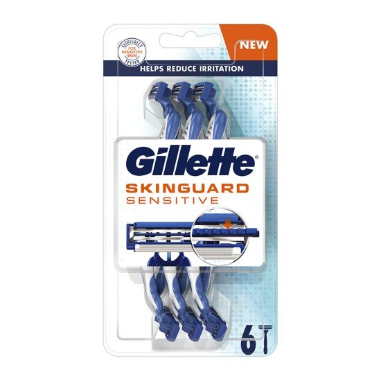  Gillette SkinGuard Sensitive Ξυραφάκια Μιας Χρήσης 6τεμ