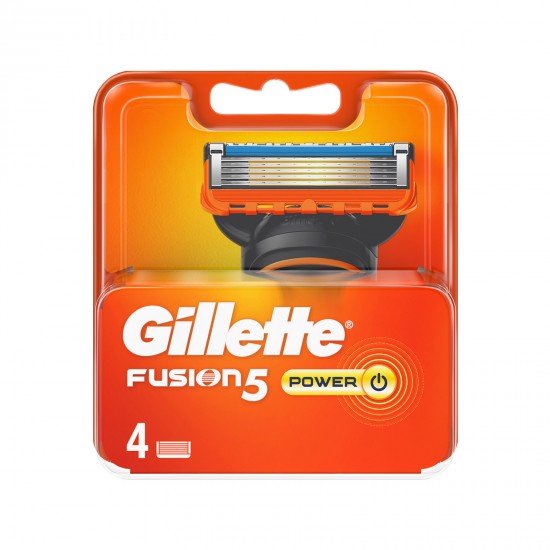 Gillette Fusion 5 Power Ανταλλακτικά x 4 Τεμάχια