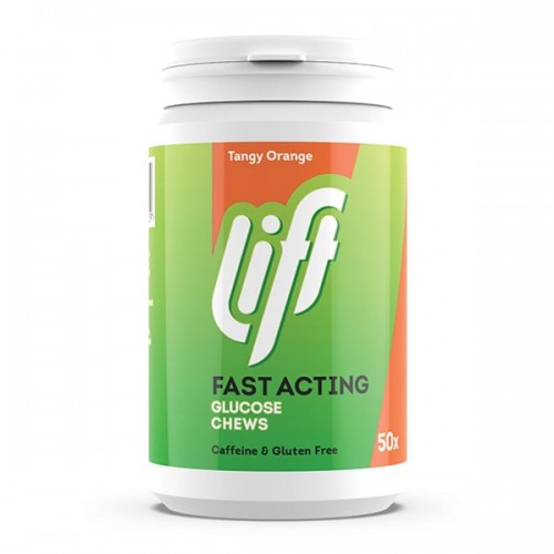 Gluco Tabs Lift Fast Acting Tangy Orange Ταμπλέτες Γλυκόζης με Γεύση Πορτοκάλι, 50 tabs