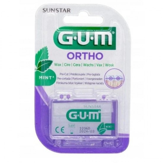Gum Ortho Wax Mint 724, Κερί για Σιδεράκια