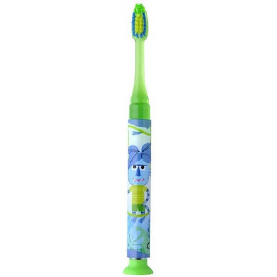Gum 903M Junior Light Up Φωτιζόμενη Οδοντόβουρτσα  6+ Χρονών, Χρώμα Πράσινο