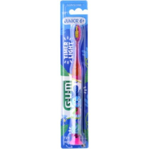Gum 903M Junior Light Up Φωτιζόμενη Οδοντόβουρτσα 6+ Χρονών, Χρώμα Ροζ Gum 903M Junior Light Up Φωτιζόμενη Οδοντόβουρτσα 6+ Χρονών, Χρώμα Ροζ