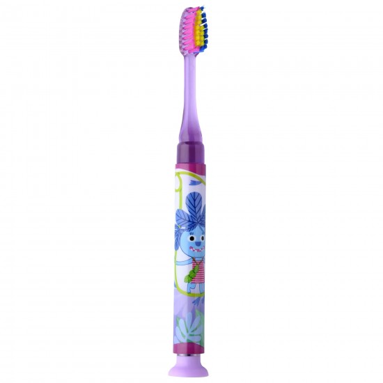 Gum 903M Junior Light Up Φωτιζόμενη Οδοντόβουρτσα  6+ Χρονών, Χρώμα Μωβ