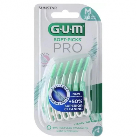 Gum Soft Picks Pro Μεσοδόντια Βουρτσάκια Medium 30τεμ