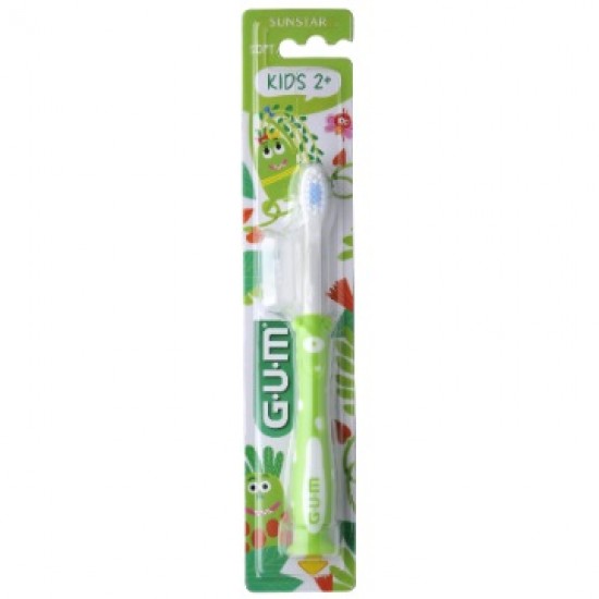 Gum 901Μ Kids Monsters, Οδοντόβουρτσα Soft για Παιδιά 2+ Ετών, Χρώμα Πράσινο