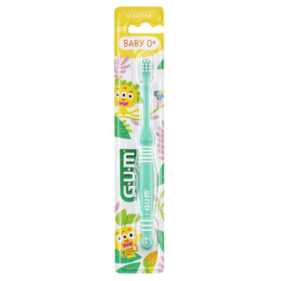 Gum 213 Baby 0+, Οδοντόβουρτσα Soft για Μωρά, Χρώμα Πράσινο