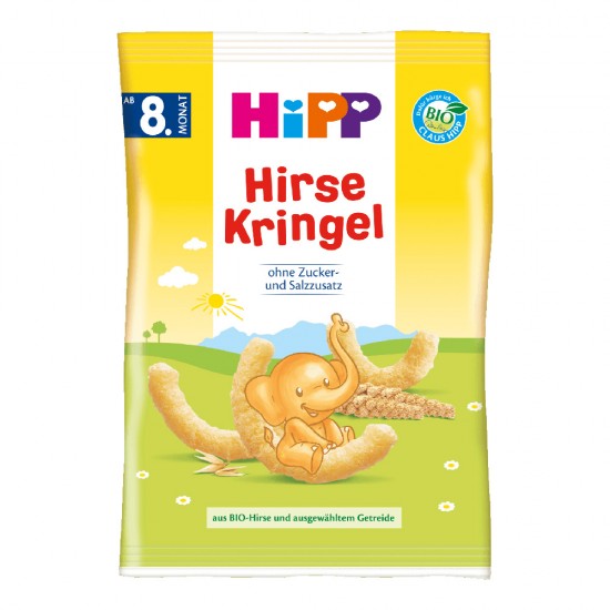 Hipp Παιδικά Γαριδάκια Με Βιολογικό Κεχρί και Επιλεγμένα Δημητριακά Ολικής Αλέσεως 30gr