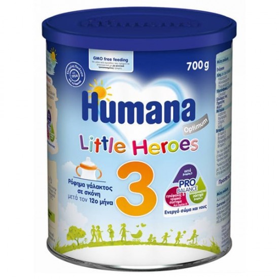 Humana Little Heroes 3 Ρόφημα Γάλακτος σε Σκόνη Μετά τον 12ο Μήνα 700gr