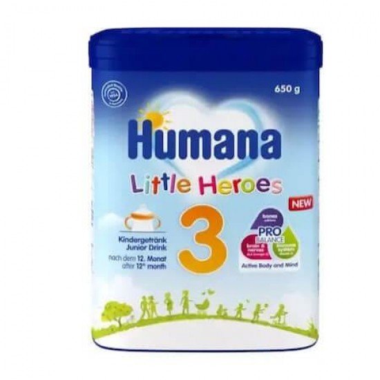 Humana Little Heroes 3 Ρόφημα Γάλακτος σε Σκόνη Μετά τον 12ο Μήνα 650gr