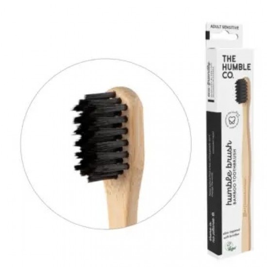 The Humble Co. Humble Brush Bamboo Toothbrush Adult Sensitive Οδοντόβουρτσα Ενηλίκων για Ευαίσθητα Δόντια & Ούλα