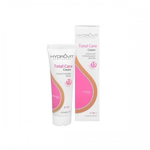 Hydrovit Total Care Cream SPF15 Καθημερινή Αντιρυτιδική & Ενυδατική Κρέμα Προσώπου με Χρώμα, 40ml