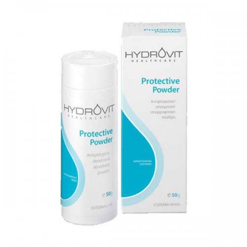 Hydrovit Protective Powder, Δερματική Πούδρα με Αντιφλογιστική , Αποσμητική και Απορροφητική Δράση 50 gr Hydrovit Protective Powder, Δερματική Πούδρα με Αντιφλογιστική , Αποσμητική και Απορροφητική Δράση 50 gr