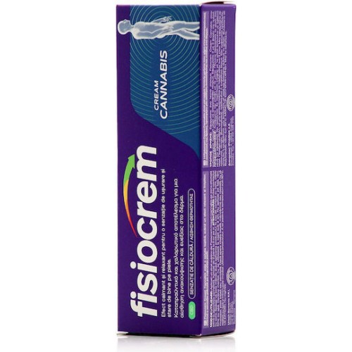 Fisiocrem Cream Cannabis Καταπραϋντική Κρέμα Τοπικής Εφαρμογής με Έλαιο Κάνναβης 60ml