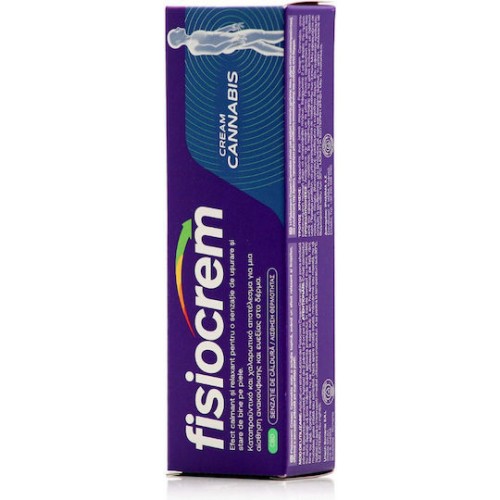 Fisiocrem Cream Cannabis Καταπραϋντική Κρέμα Τοπικής Εφαρμογής με Έλαιο Κάνναβης 200ml