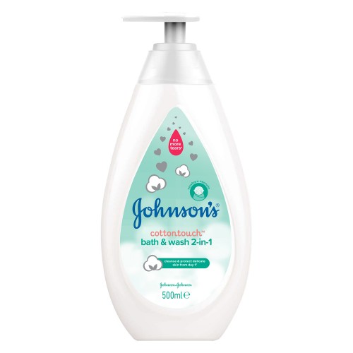 Johnson's Baby CottonTouch 2 σε 1 Αφρόλουτρο & Σαμπουάν 500ml Johnson's Baby CottonTouch 2 σε 1 Αφρόλουτρο & Σαμπουάν 500ml