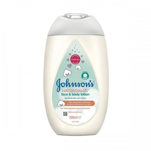 Johnson's Baby Cotton Touch Βρεφική Λοσιόν για Πρόσωπο & Σώμα, 300ml