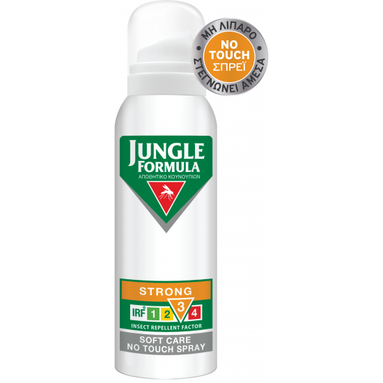 Jungle Formula Strong Soft Care No Touch Εντομοαπωθητικό Spray 125ml