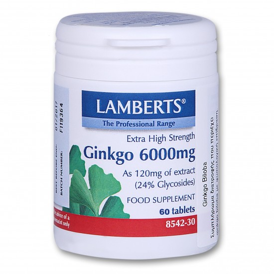 Lamberts Ginkgo 6000mg 60 Tabs