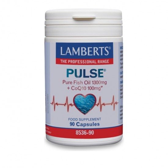 Lamberts Pulse Pure Fish Oil 1300mg + CoQ10 100mg 90caps Lamberts Pulse Pure Fish Oil 1300mg + CoQ10 100mg 90caps