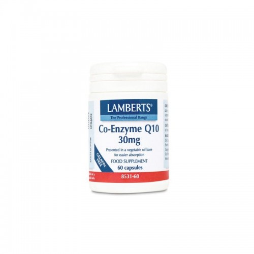 Lamberts Co-Enzyme Q10 30mg, Q10 σε Μορφή Ελαιώδους Εναιωρήματος 60caps Lamberts Co-Enzyme Q10 30mg, Q10 σε Μορφή Ελαιώδους Εναιωρήματος 60caps
