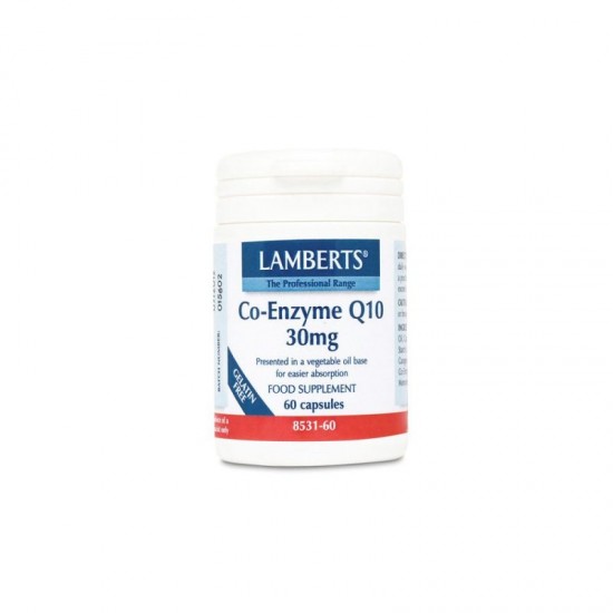 Lamberts Co-Enzyme Q10 30mg, Q10 σε Μορφή Ελαιώδους Εναιωρήματος 60caps Lamberts Co-Enzyme Q10 30mg, Q10 σε Μορφή Ελαιώδους Εναιωρήματος 60caps