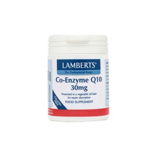 Lamberts Co-Enzyme Q10 30mg 30 κάψουλες Lamberts Co-Enzyme Q10 30mg 30 κάψουλες