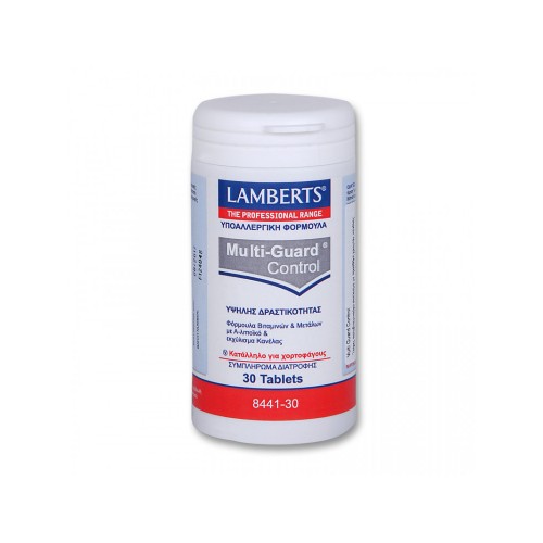 Lamberts Multi Guard Control 30tabs - Βιταμίνες, Ιχνοστοιχεία, Μέταλλα