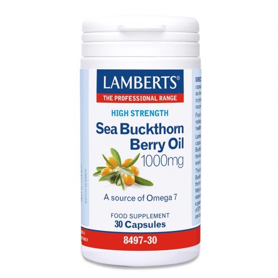 Lamberts Sea Buckthorn Berry Oil 1000mg Συμπλήρωμα από ιπποφαές, 30 caps