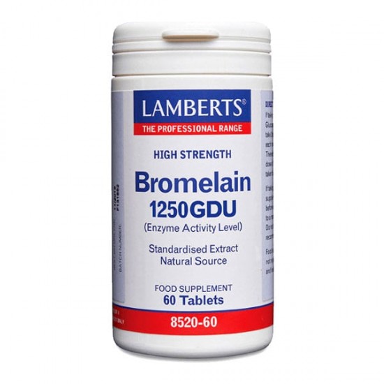 Lamberts Bromelain 1250GDU Για την Υγεία των Αρθρώσεων 60 Tablets