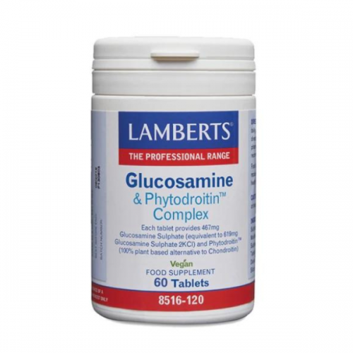 Lamberts Vegan Glucosamine & Phytodroitin Complex, Υγεία Αρθρώσεων 60tabs