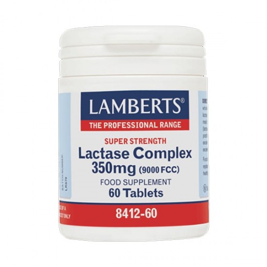 Lamberts Lactase Complex 350mg (9000FCC), 60tabs