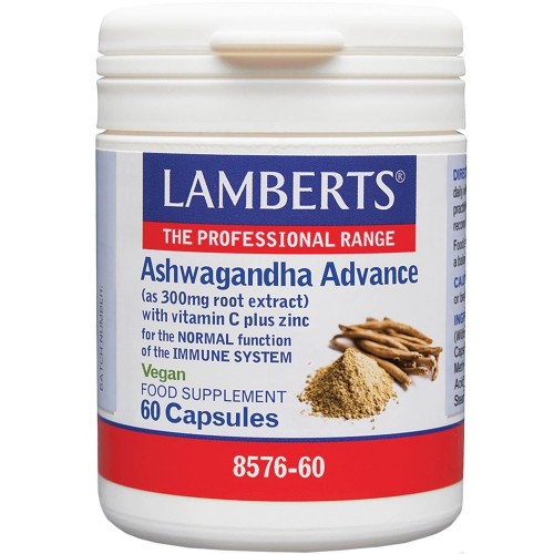 Lamberts Ashwagandha 6000mg Συμπλήρωμα Διατροφής Ασβαγκάντα για Ενίσχυση του Ανοσοποιητικού 60 κάψουλες