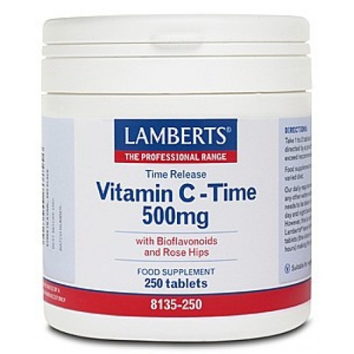 Lamberts Vitamin C-Time Release 500mg, 250 Tabs Lamberts Vitamin C-Time Release 500mg, 250 Tabs