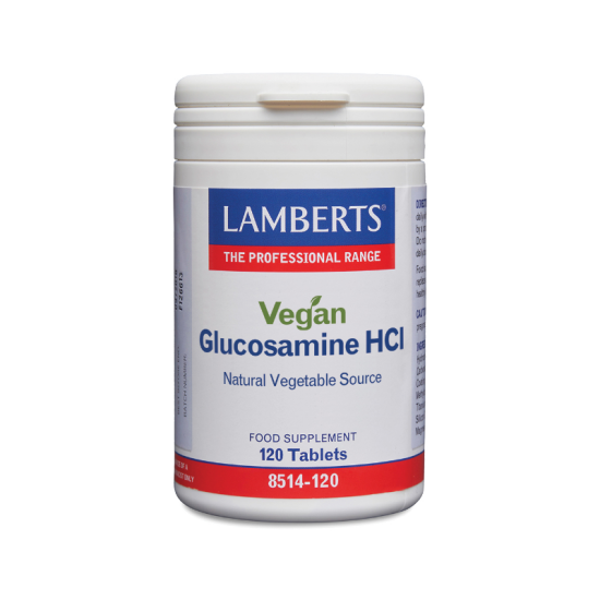 Lamberts Vegan Glucosamine 660mg HCI (Υδροχλωρικής) Γλυκοζαμίνης 120 Tablets