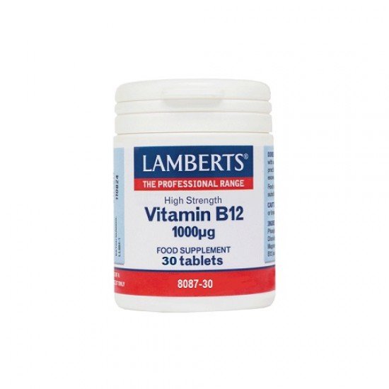 Lamberts Vitamin B-12 1000mcg 30tabs Lamberts Vitamin B-12 1000mcg 30tabs