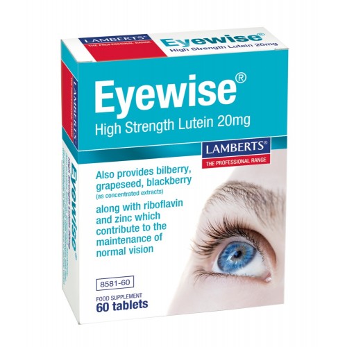 Lamberts Eyewise Φόρμουλα για την Καλή Υγεία των Ματιών, 60 tabs Lamberts Eyewise Φόρμουλα για την Καλή Υγεία των Ματιών, 60 tabs