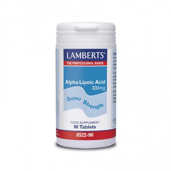 Lamberts  Alpha Lipoic Acid 300mg, Θιοκτικό Οξύ 90 Tabs
