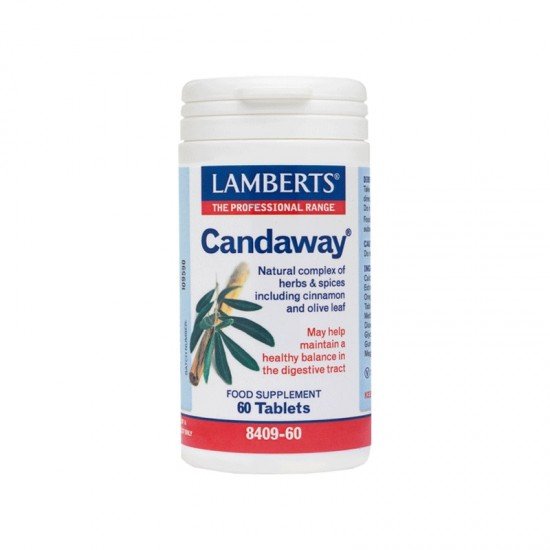 Lamberts Candaway, Σύμπλεγμα Βοτάνων και Μπαχαρικών Φυτικής Προελεύσεως 60 Tabs Lamberts Candaway, Σύμπλεγμα Βοτάνων και Μπαχαρικών Φυτικής Προελεύσεως 60 Tabs