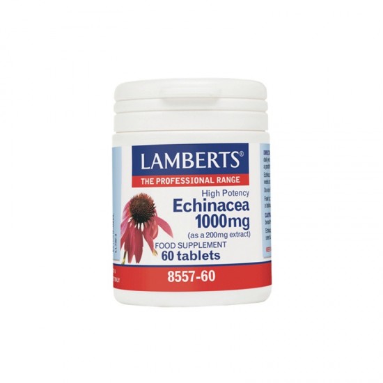 Lamberts Echinacea 1000mg, Εχινάκεια 60 Tabs