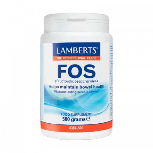 Lamberts FOS (Fructo-oligosaccharides), Φρουκτοολιγοσακχαρίτες με Πανίσχυρη Πρεβιοτική Δράση 500gr Lamberts FOS (Fructo-oligosaccharides), Φρουκτοολιγοσακχαρίτες με Πανίσχυρη Πρεβιοτική Δράση 500gr