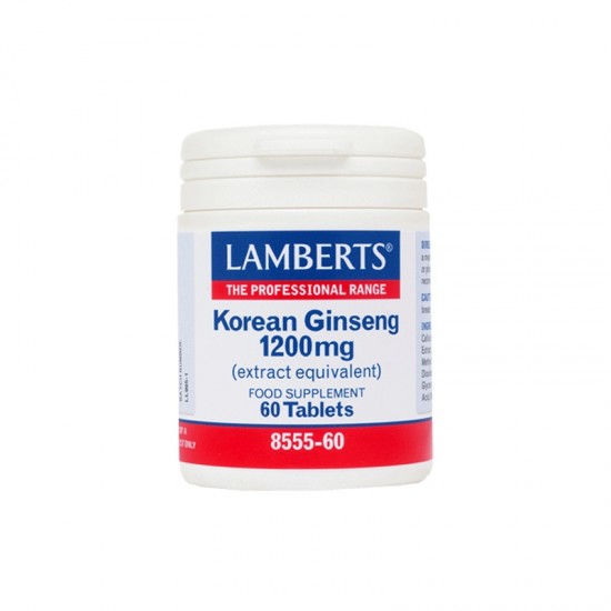 Lamberts Korean Ginseng 1200mg 60 Tabs
