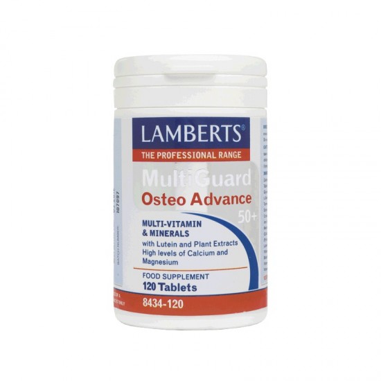 Lamberts MultiGuard OsteoAdvance 50+, Πολυβιταμίνη 120 Tabs Lamberts MultiGuard OsteoAdvance 50+, Πολυβιταμίνη 120 Tabs