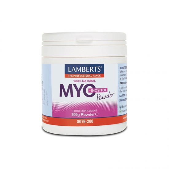 Lamberts Myo-Inositol, 100% Φυσική Μυοϊνοσιτόλη 200gr Lamberts Myo-Inositol, 100% Φυσική Μυοϊνοσιτόλη 200gr
