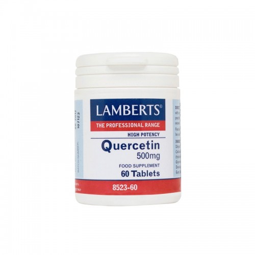 Lamberts Quercetin 500mg, Υψηλής Ισχύος Κερσετίνη 60 Tabs Lamberts Quercetin 500mg, Υψηλής Ισχύος Κερσετίνη 60 Tabs
