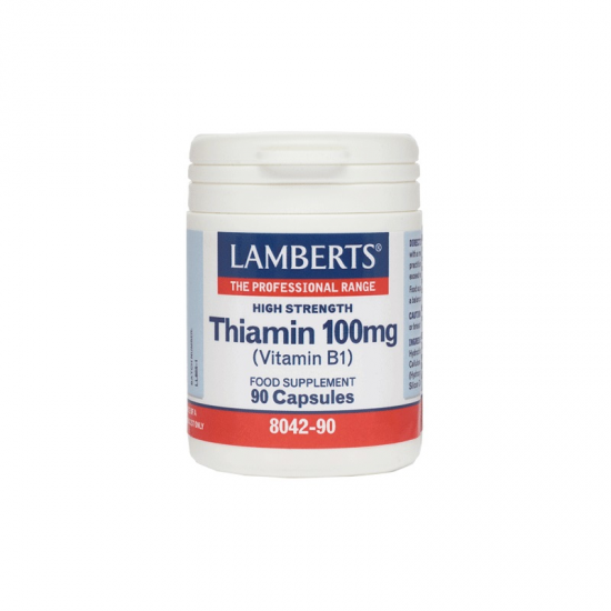 Lamberts Thiamin 100mg, Θειαμίνη 90 Caps Lamberts Thiamin 100mg, Θειαμίνη 90 Caps