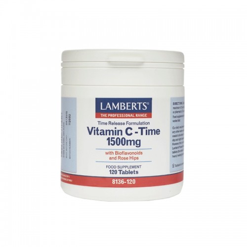 Lamberts Vitamin C Time Release 1500mg, 120 Tabs Lamberts Vitamin C Time Release 1500mg, 120 Tabs