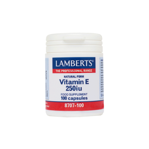 Lamberts Natural Form Vitamin E 250iu, Τοκοφερόλες 100 Caps